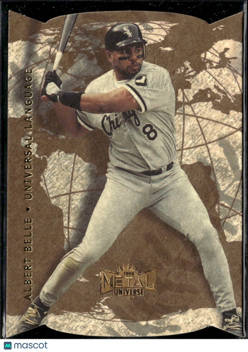 Albert Belle 1998 Metal Universe Universal Language Chicago White Sox