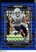 Evan Hull 2023 Prizm Draft RC Blue Finite 46/89 Northwestern Wildcats