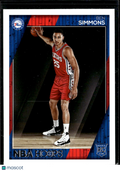 Ben Simmons 2016 Panini NBA Hoops Rookie RC Philadelphia 76ers
