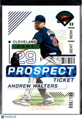 Andrew Walters 2024 Contenders Prospect Ticket Blue 96/199 Cleveland Guardians