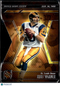 Kurt Warner 2025 Panini Silhouette Super Bowl Die-Cut St. Louis Rams