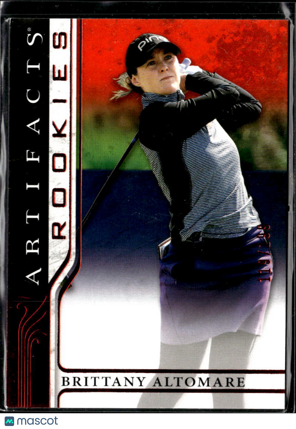 Brittany Altomare 2020 Upper Deck Artifacts Golf Rookie RC