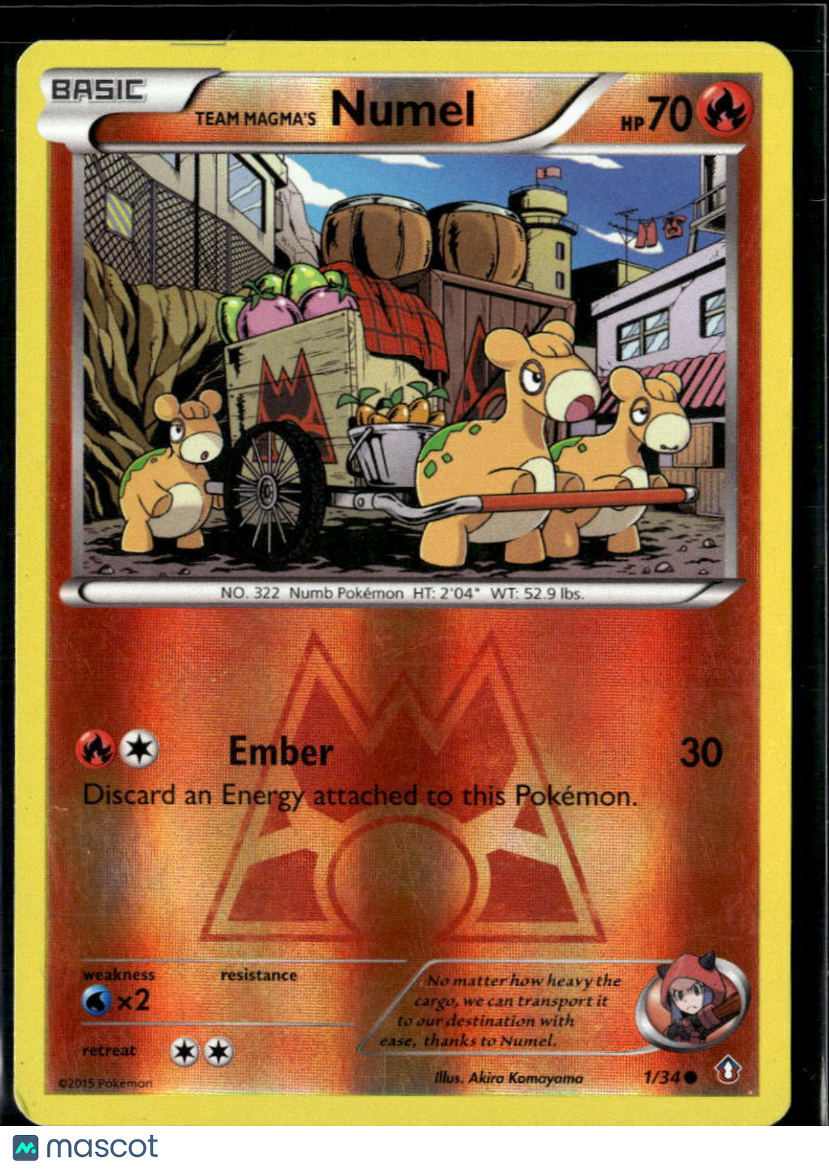 Team Magma's Numel 2015 Double Crisis #1/34