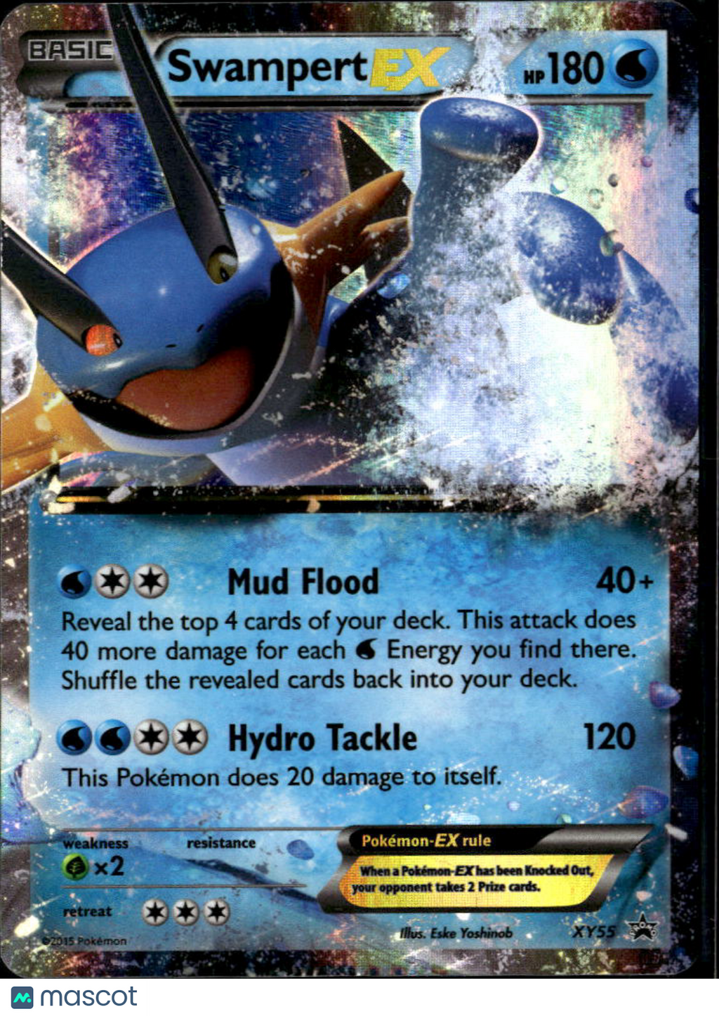 Swampert EX XY Holo Black Star Promo #XY55