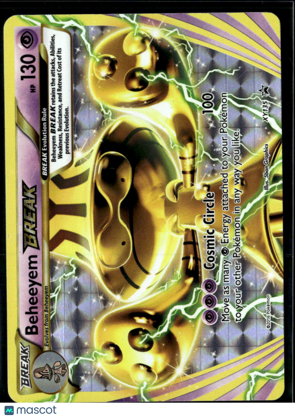 Beheeyem Break XY Holo Black Star Promo #XY135