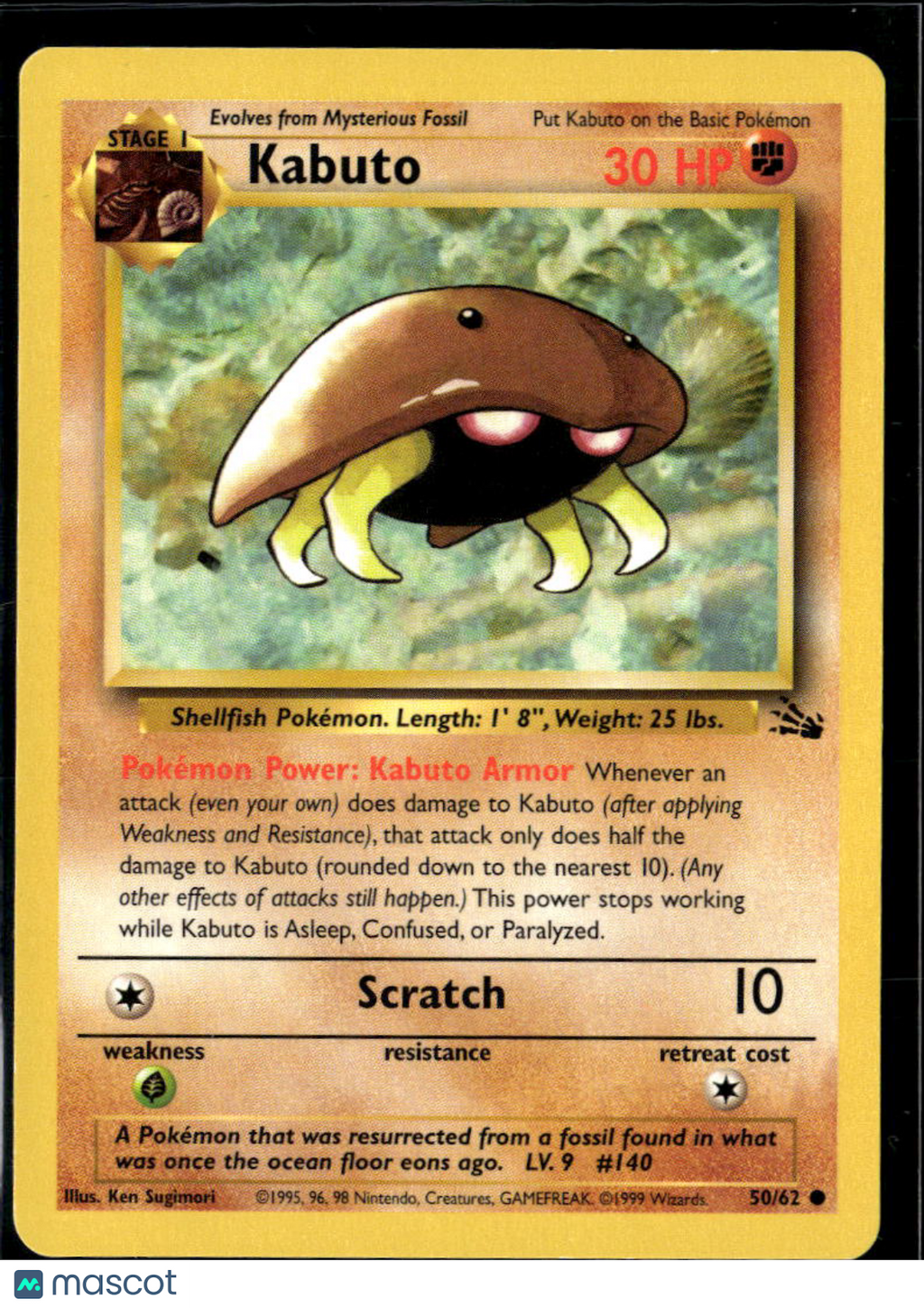 Kabuto 1999 Fossil #50/62