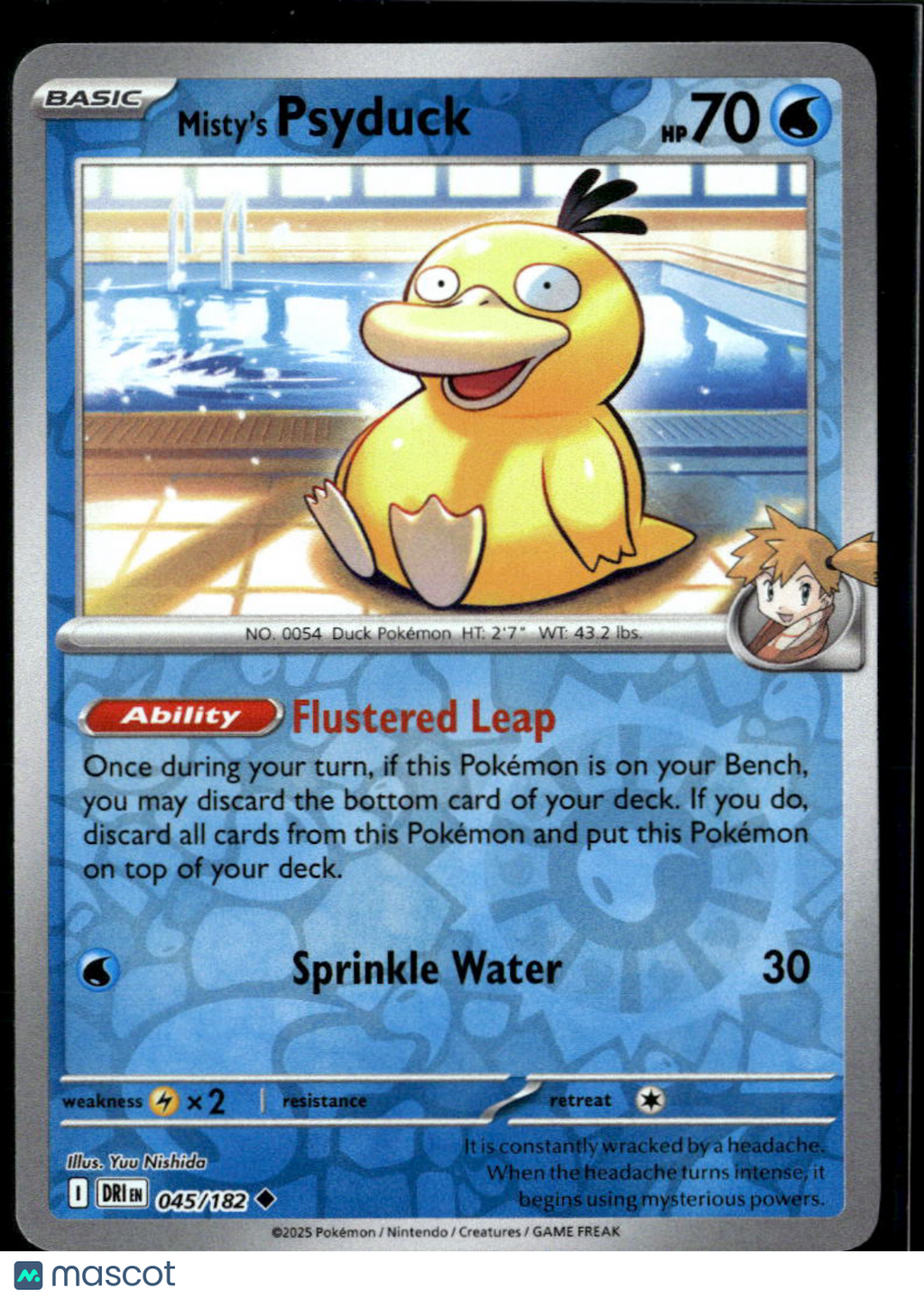 Misty's Psyduck 2025 Destined Rivals Uncommon #45/182