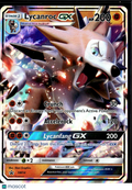 Lycanroc GX 2017 Sun & Moon Holo Black Star Promo #SM14