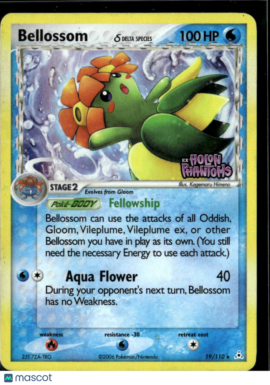 Bellossom 2008 EX Holon Phantoms Reverse Holo Rare #19/110