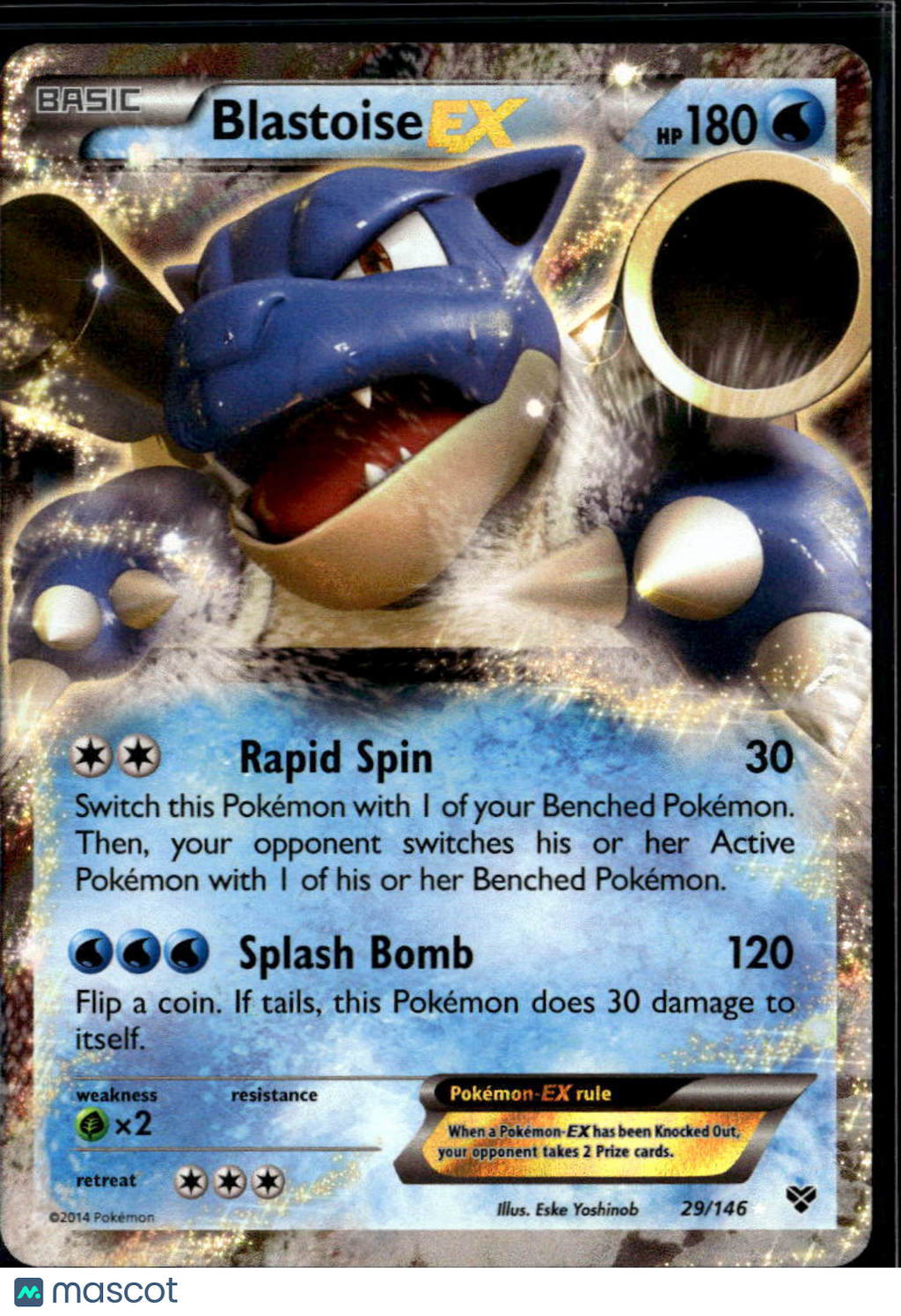 Blastoise EX 2014 XY Holo Rare #29/146