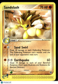 Sandslash 2003 EX Sandstorm Rare #21/100