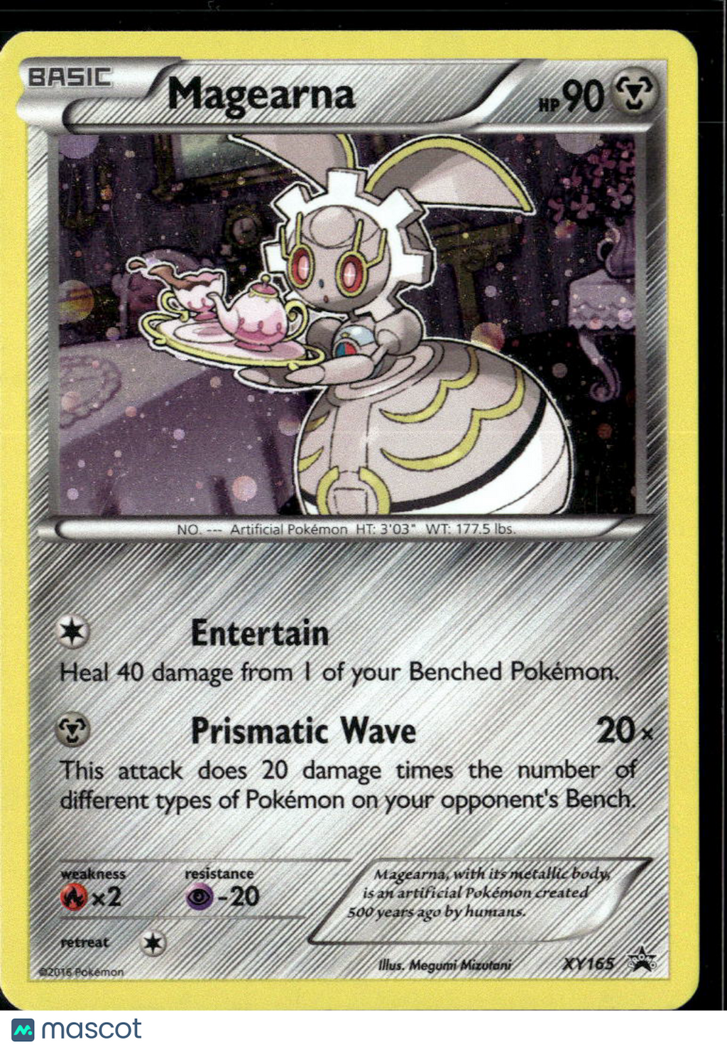 Magearna XY Holo Black Star Promo #XY165