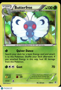 Butterfree 2016 Generations Rare #5/83