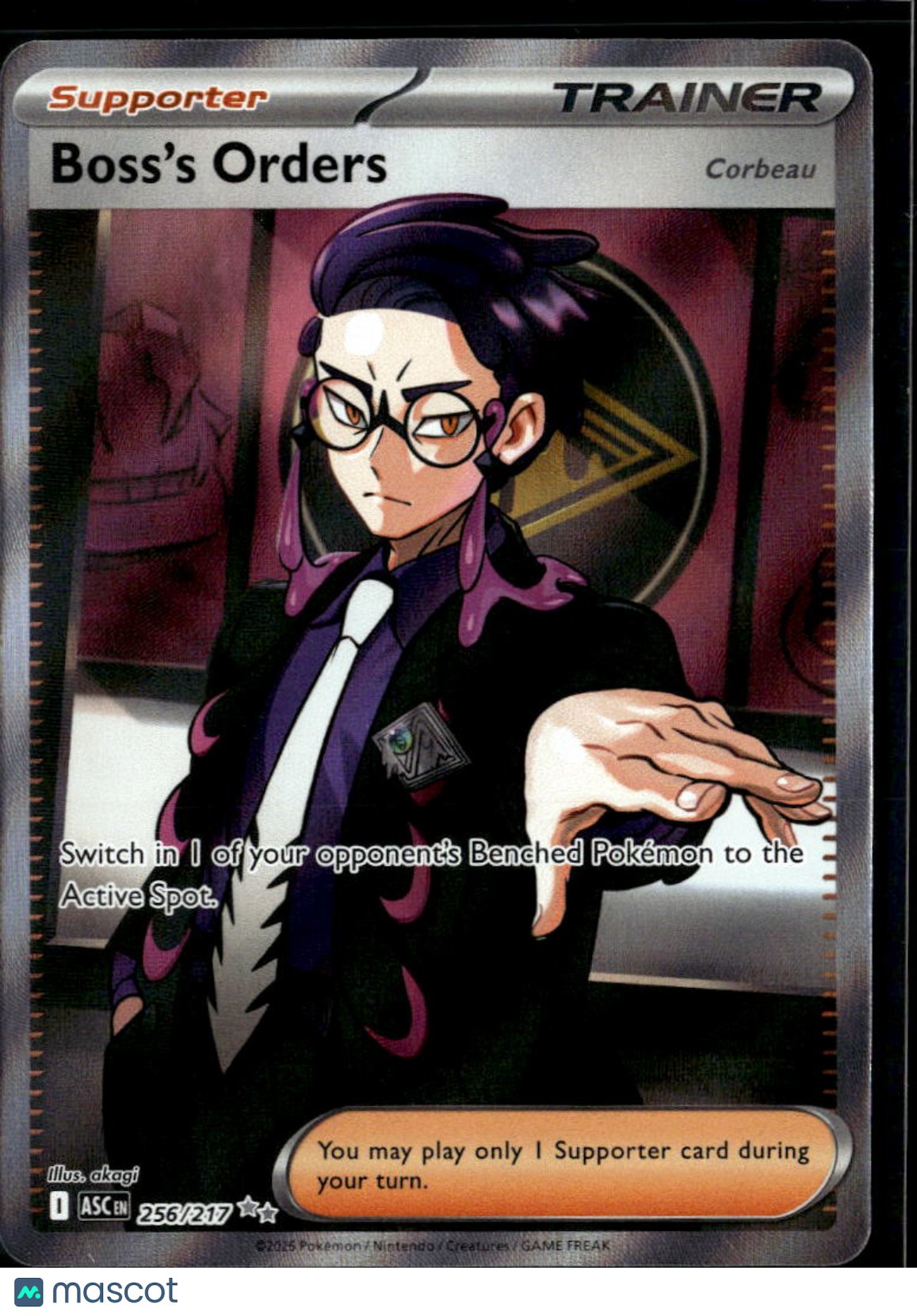 Boss's Orders 2026 – Ascended Heroes Holo Secret Rare UR FA #256/217