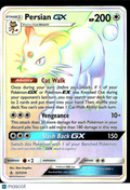 Persian GX 2019 Unbroken Bonds Rainbow Secret Rare FA HR #227/214
