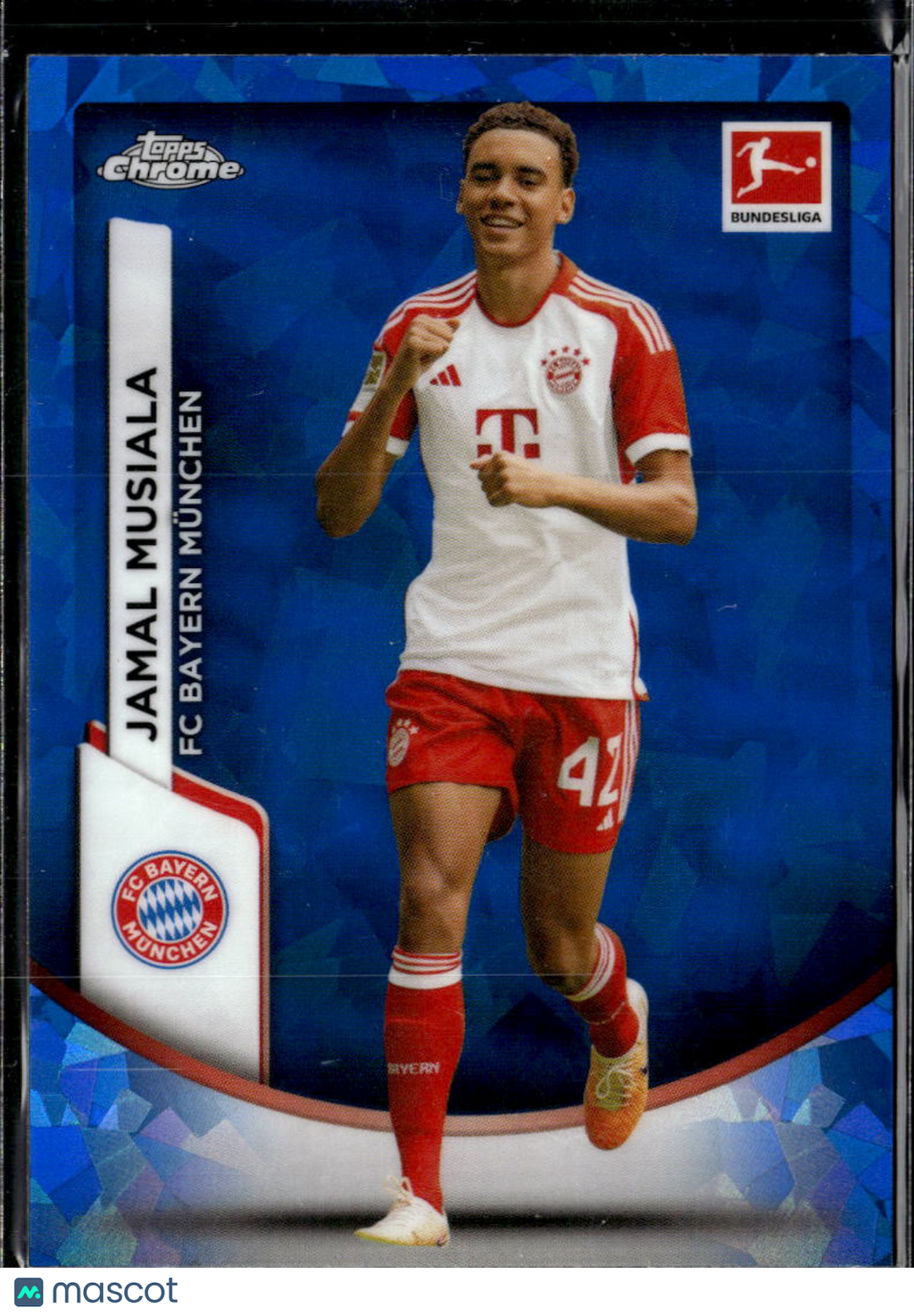 Jamal Musiala 2024 Topps Chrome Sapphire Bundesliga FC Bayern München