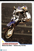 James Stewart 2009 Sports Illustrated Kids Card Motocross
