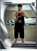 Alperen Sengun 2021 Panini Prizm Draft Picks Silver Prizm Rookie RC Rockets