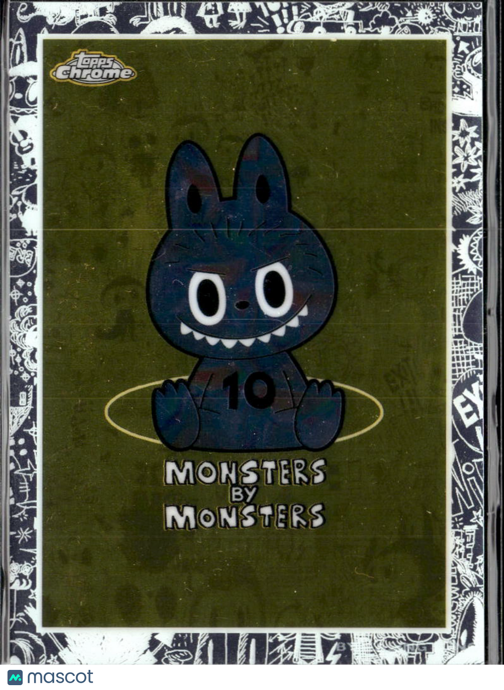 Labubu 2025 Topps Chrome The Monsters 10th Anniversary #4