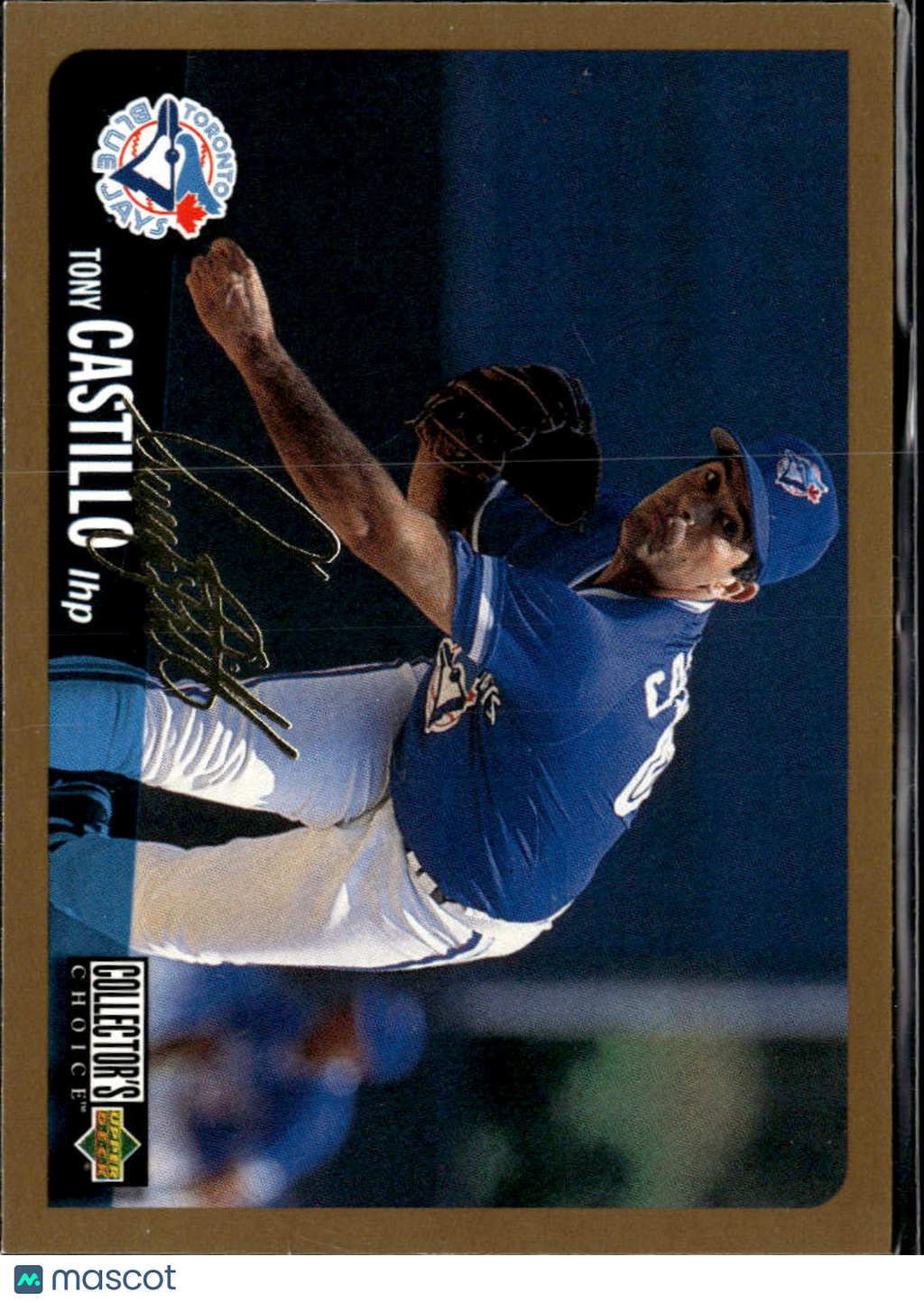 Tony Castillo 1996 Upper Deck Collector's Choice Gold Script Toronto Blue Jays