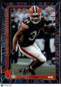 Jerome Ford 2025 Topps Chrome Neon Pulse Refractor Cleveland Browns