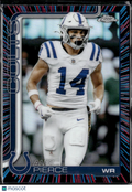 Alec Pierce 2025 Topps Chrome Neon Pulse Refractor Indianapolis Colts