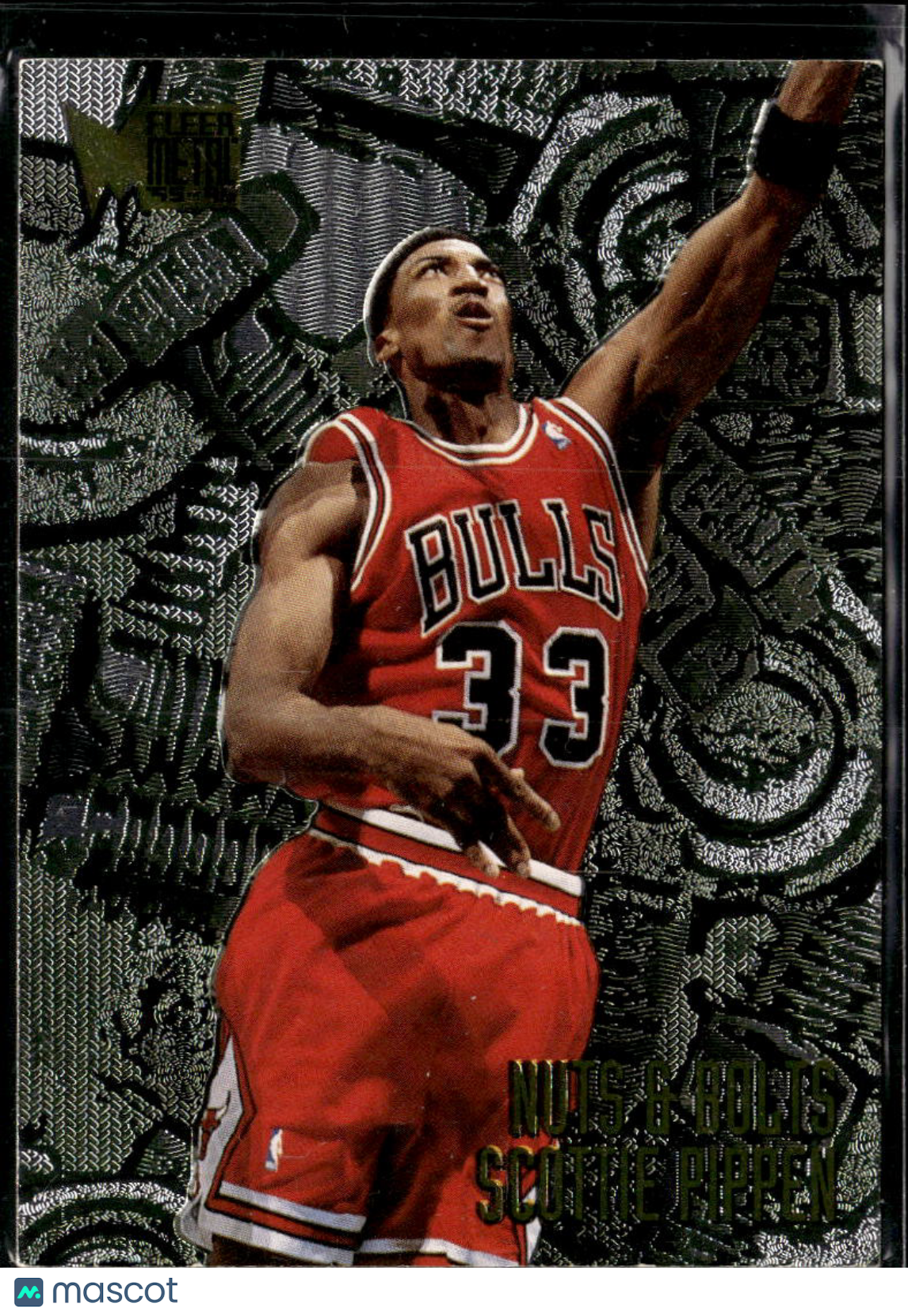 Scottie Pippen 1996 SkyBox Metal Nuts & Bolts Chicago Bulls