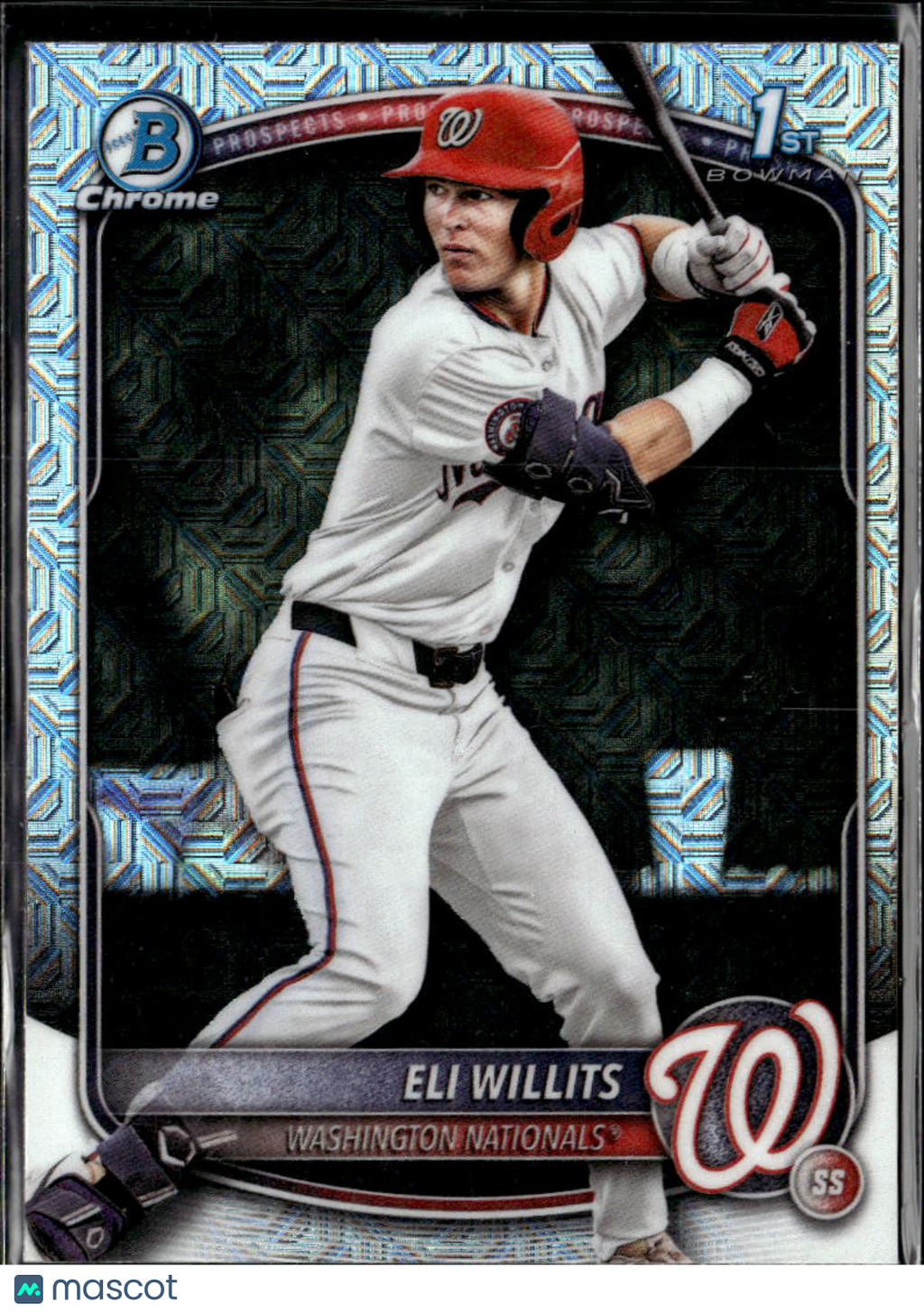 Eli Willits 2025 Bowman Chrome 1st Mega Box Refractor Washington Nationals