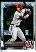 Eli Willits 2025 Bowman Chrome 1st Mega Box Refractor Washington Nationals