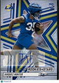 Jarquez Hunter 2025 Rookies & Stars Auto Autograph RC 23/349 Los Angeles Rams