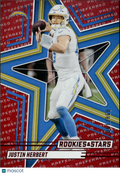 Justin Herbert 2025 Rookies & Stars Red 98/100 Los Angeles Chargers