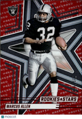 Marcus Allen 2025 Rookies & Stars Preferred Red 26/100 Los Angeles Raiders