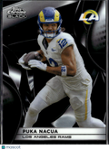 Puka Nacua 2025 Topps Chrome Black #60 Los Angeles Rams