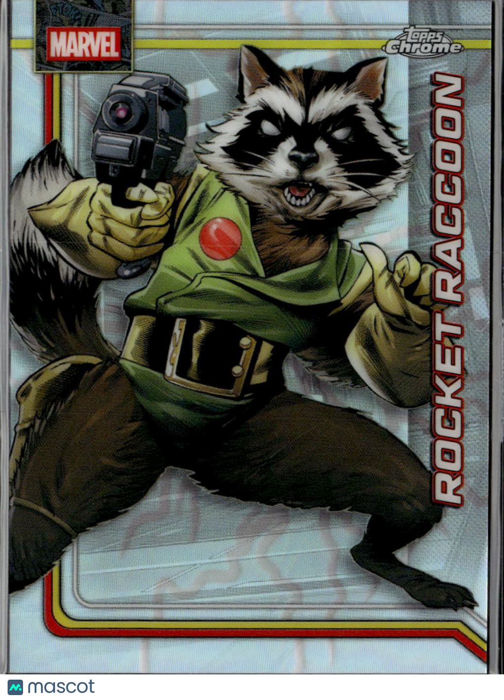 Rocket Racoon 2026 Topps Chrome Marvel Refractor #98