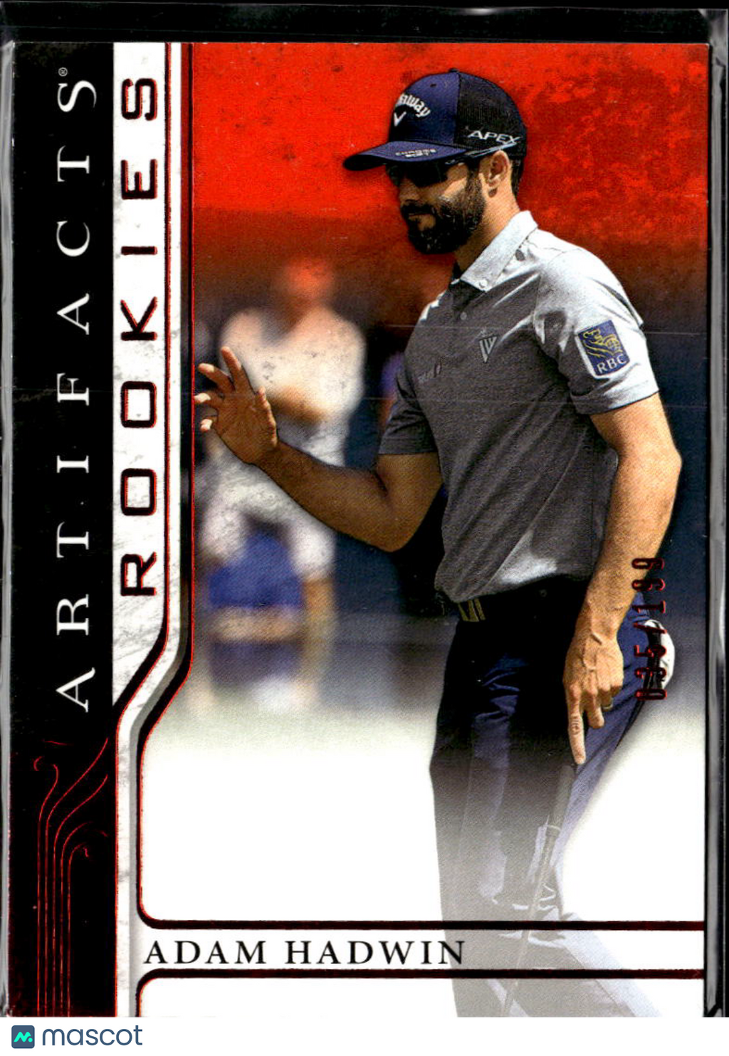 Adam Hadwin 2021 Upper Deck Artifacts Golf Rookie RC