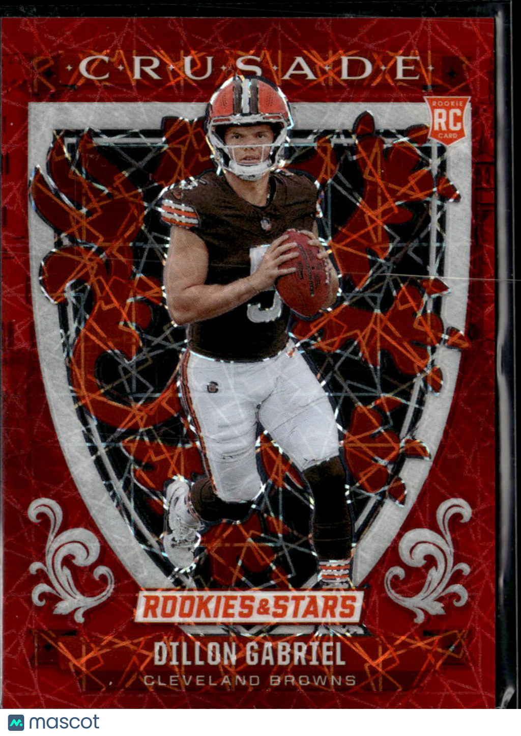 Dillon Gabriel 2025 Rookies & Stars Crusade RC Red Cleveland Browns