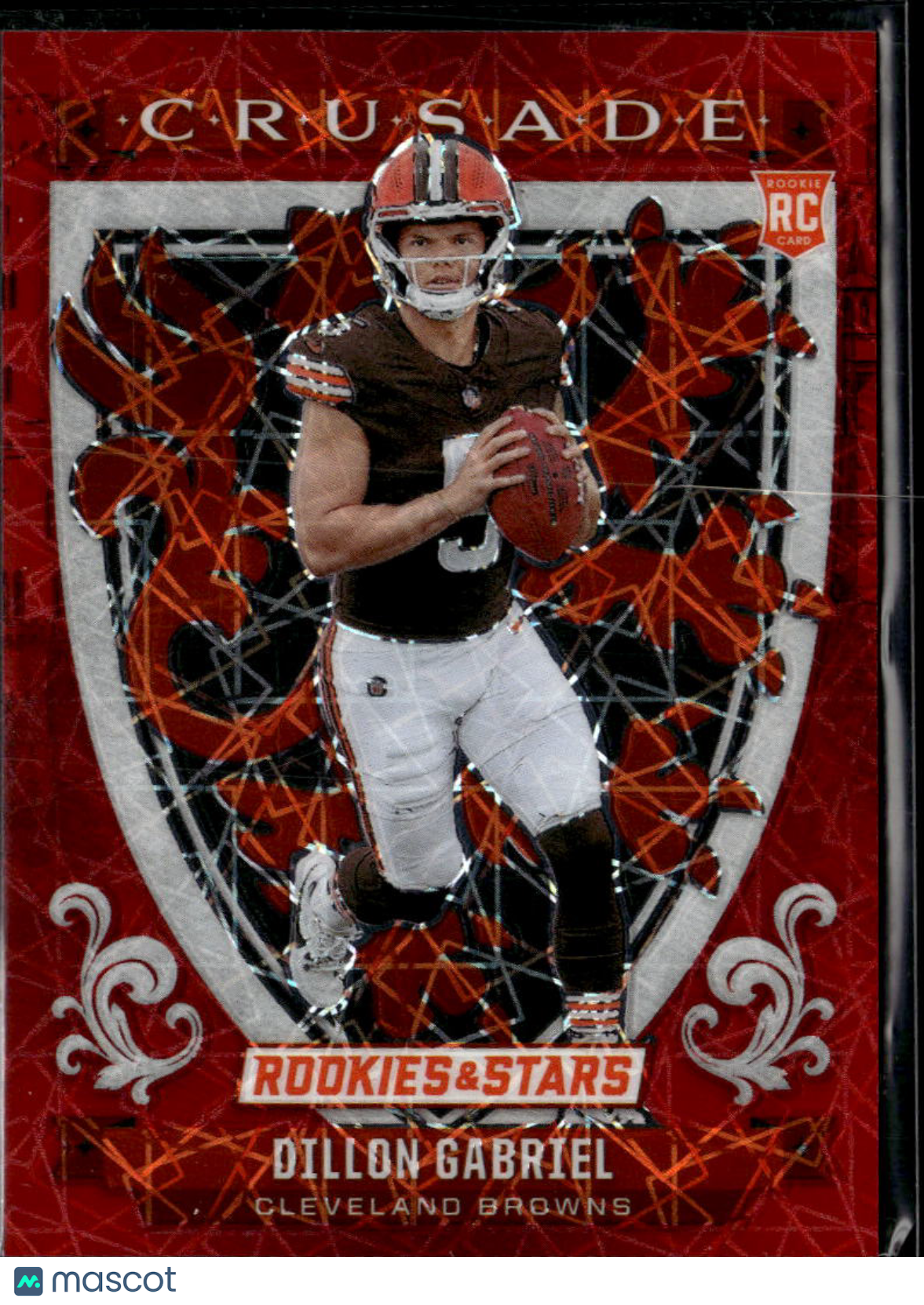 Dillon Gabriel 2025 Rookies & Stars Crusade RC Red Cleveland Browns