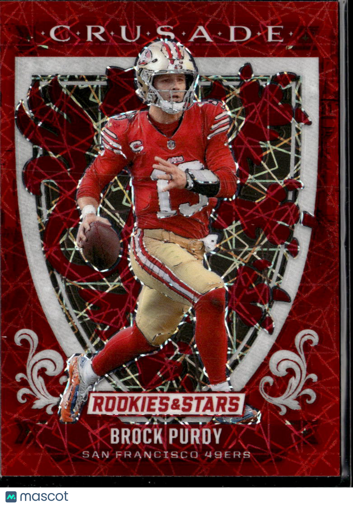 Brock Purdy 2025 Rookies & Stars Crusade Red Prizm San Francisco 49ers