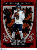 Caleb Williams 2025 Rookies & Stars Crusade Red Prizm Chicago Bears