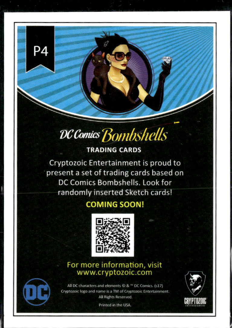 2017 Cryptozoic DC Comics Bombshells Promo #P4