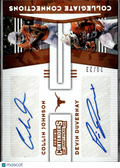 Collin Johnson Devin Duvernay 2020 Contenders Auto Autograph /23 Texas Longhorns