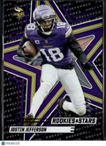 Justin Jefferson 2025 Rookies & Stars Black 1/1 Minnesota Vikings