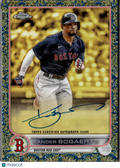 Xander Bogaerts 2022 Topps Chrome Gilded Auto Autograph 15/50 Boston Red Sox