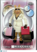 Miss Piggy 2026 Topps Chrome Disney White Refractor 17/30 #61