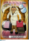 Miss Piggy 2026 Topps Chrome Disney Gold Wave Refractor 24/30 #61