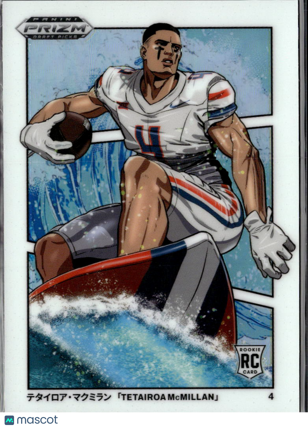Tetairoa McMillan 2025 Prizm Draft Manga CASE HIT RC Arizona Wildcats Panthers