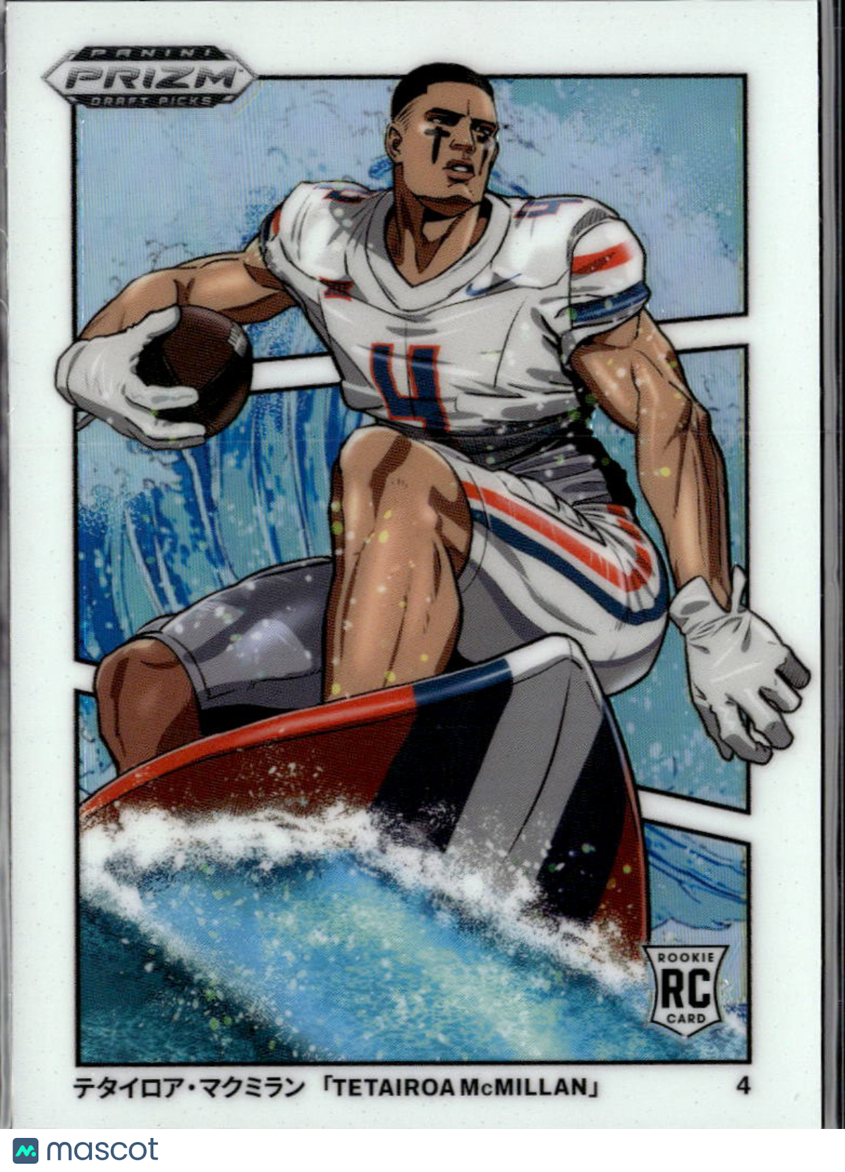 Tetairoa McMillan 2025 Prizm Draft Manga CASE HIT RC Arizona Wildcats Panthers