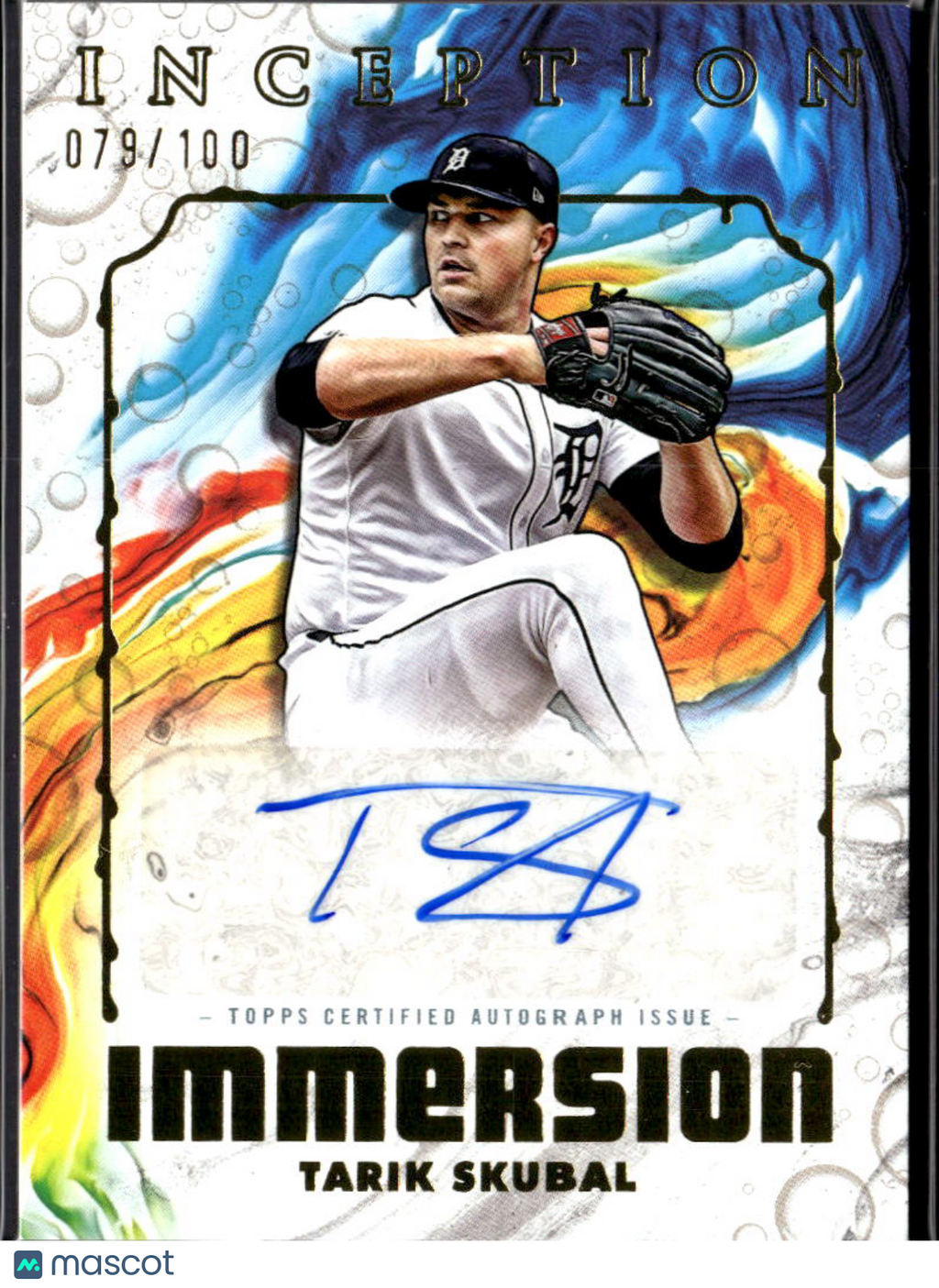 Tarik Skubal 2025 Topps Inception Auto Autograph 79/100 Detroit Tigers