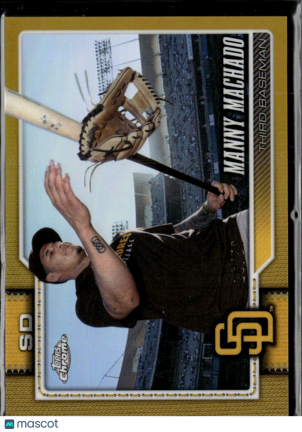 Manny Machado 2026 Topps Chrome Image Variation GOLD Refractor 26/50 Padres