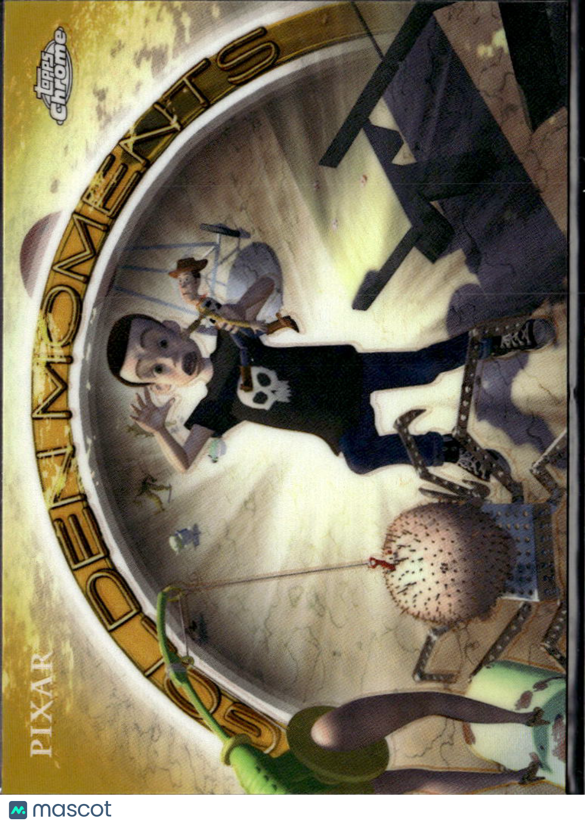 Scaring Sid 2025 Topps Chrome Pixar Toy Story Golden Moments #GM-2